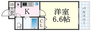 エステムコート三宮EASTⅡリベルテの物件間取画像